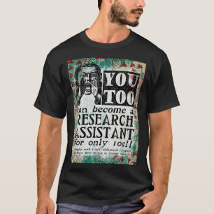Onderzoeksassistent Funny Retro T-shirt