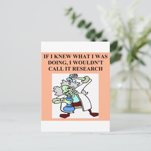 onderzoeksgrap briefkaart (Staand voorkant)