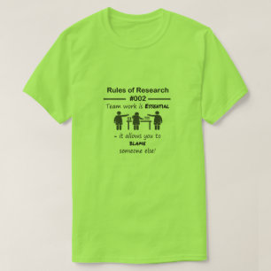 Onderzoeksregels 002 t-shirt