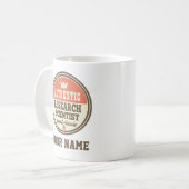 Onderzoekswetenschappen waardering koffiemok (Voorkant links)