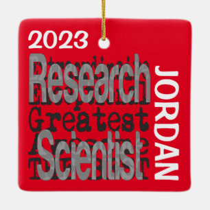 Onderzoekswetenschapper Extraordinaire Keramisch Ornament