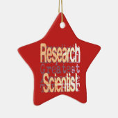 Onderzoekswetenschapper Extraordinaire Keramisch Ornament (Rechts)