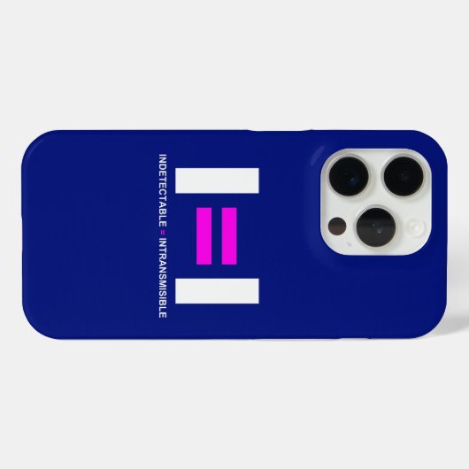 Ondetecteerbaar is een onzichtbaar VIH Case-Mate iPhone Case (Achterkant (horizontaal))