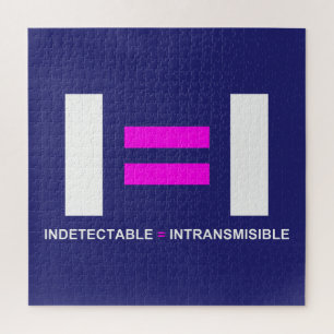 Ondetecteerbaar is een onzichtbaar VIH Legpuzzel