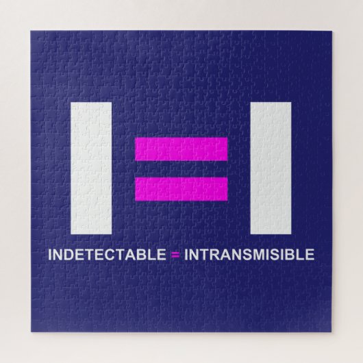 Ondetecteerbaar is een onzichtbaar VIH Legpuzzel (Verticaal)