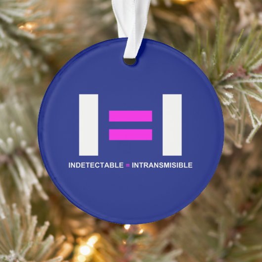 Ondetecteerbaar is een onzichtbaar VIH Ornament (Boom)