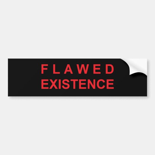 Ondeugdelijke Bumpersticker (Voorkant)