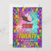 Ondeugend Eekhoorn Internet Party Verjaardag Uitno Kaart (Voorkant)