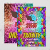 Ondeugend Eekhoorn Internet Party Verjaardag Uitno Kaart (Voorkant / Achterkant)