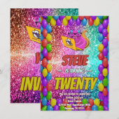 Ondeugend Eekhoorn Internet Party Verjaardag Uitno Kaart (Voorkant / Achterkant)