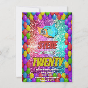 Ondeugend Eekhoorn Internet Party Verjaardag Uitno Kaart