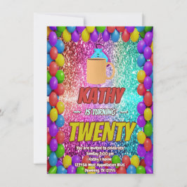 Ondeugend Eekhoorn Koffie Verjaardagsfeestje Uitno Kaart