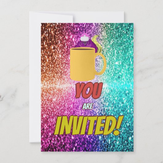 Ondeugend Eekhoorn Koffie Verjaardagsfeestje Uitno Kaart (Achterkant)