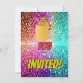 Ondeugend Eekhoorn Koffie Verjaardagsfeestje Uitno Kaart (Achterkant)