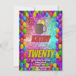 Ondeugend Eekhoorn Koffie Verjaardagsfeestje Uitno Kaart