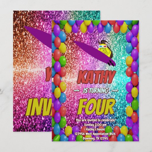 Ondeugend Eekhoorn Leuk Verjaardag Cheeky party ui Kaart (Voorkant / Achterkant)