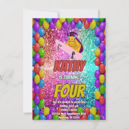 Ondeugend Eekhoorn Skateboard Verjaardagsfeest Uit Kaart