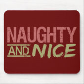 Ondeugend EN mooi aangepast mousepad Muismat (Voorkant)