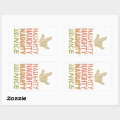 Ondeugend EN mooi aangepaste stickers (Vel)