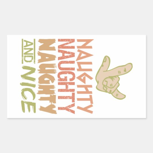 Ondeugend EN mooi aangepaste stickers (Voorkant)
