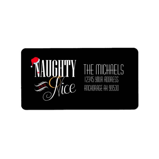 Ondeugend en mooi, vakantie etiket (Voorkant)