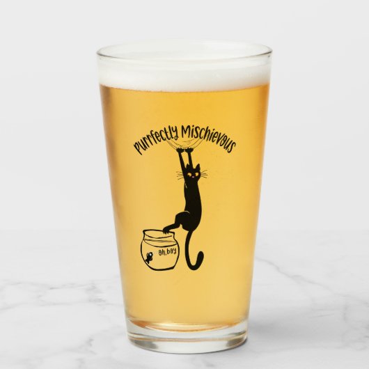 ondeugend glas (Voorkant gevuld)