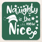 ondeugend is de nieuwe nice kartonnen onderzetters (Voorkant)