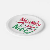 ondeugend is de nieuwe nice papieren bordje (Gekanteld)