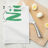 ondeugend is de nieuwe nice theedoek (Quarter Fold)