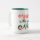 ondeugend is het nieuwe leuke ontwerp van de mok v (Voorkant links)