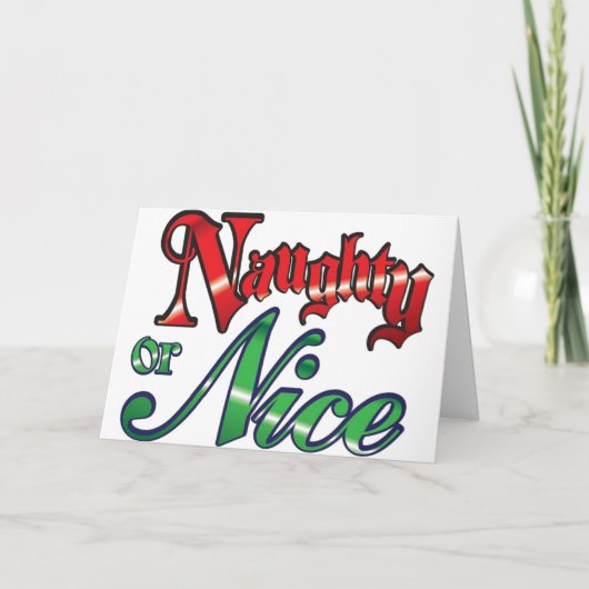 ***ONDEUGEND KAN MOOI ZIJN*** KERSTLIEFDE & ROMANC FEESTDAGEN KAART (Voorkant)