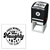 Ondeugend Kerst grappig thema Zelfinktende Stempel (In situ)