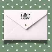 Ondeugend Kerst grappig Zelfinktende Stempel