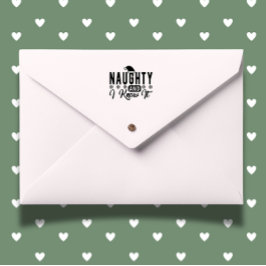 Ondeugend Kerst grappig Zelfinktende Stempel