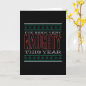 ONDEUGEND KERSTFEES KAART (Gele Bloem)