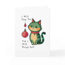 Ondeugend Kerstmis Kat