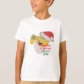 Ondeugend kopen van mijn geschenken Shirt - Santa (Voorkant)