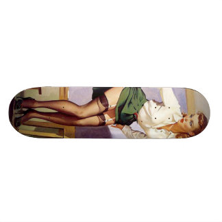 Ondeugend Leraar Pin Up Meisje Persoonlijk Skateboard