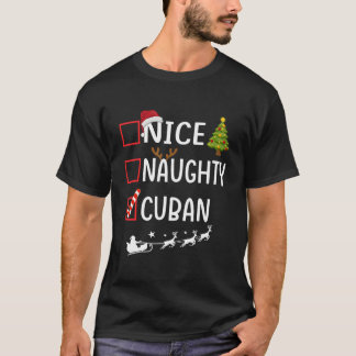 Ondeugend Leuk Cubaans Pyjama Sinterklaas T-shirt