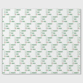 Ondeugend, leuk, ik heb het geprobeerd - Funny Chr Cadeaupapier (Vlak)