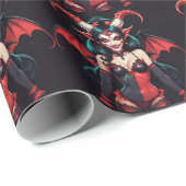 Ondeugend Lijst Speciaal: Demon in Santa's Pet Cadeaupapier (Rol Hoek)