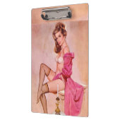 Ondeugend Meesteres Pin-up Klembord (Links)