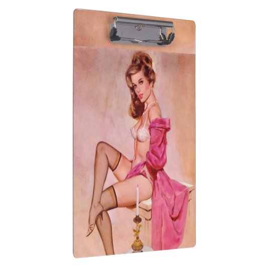  Ondeugend Meesteres Pin-up Klembord (Rechts)