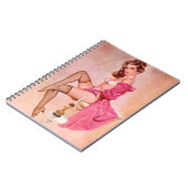  ondeugend meesteres pin-up notitieboek (Linkerzijde)