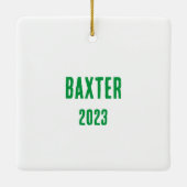 Ondeugend mooi pawsome kerst ornament (Achterkant)