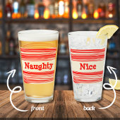 Ondeugend mooi rood pepermunt Snoep gemarmerde str Glas