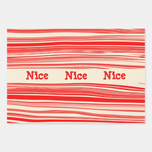 Ondeugend mooi rood pepermunt Snoep gemarmerde str Inpakpapier Vel (Voorkant 2)