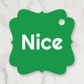 Ondeugend mooi tweezijdig bedankjes labels (Achterkant)