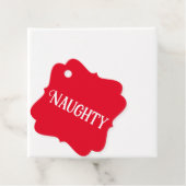 Ondeugend mooi tweezijdig bedankjes labels (In situ)