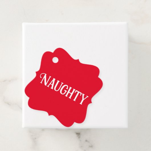 Ondeugend mooi tweezijdig bedankjes labels (In situ)